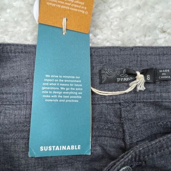 Prana Lizabeth Skirt Charcoal Gray NEW - Picture 6 of 15